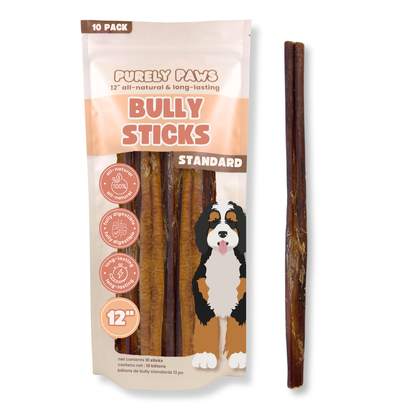 Purely Paws Natural Bully Sticks