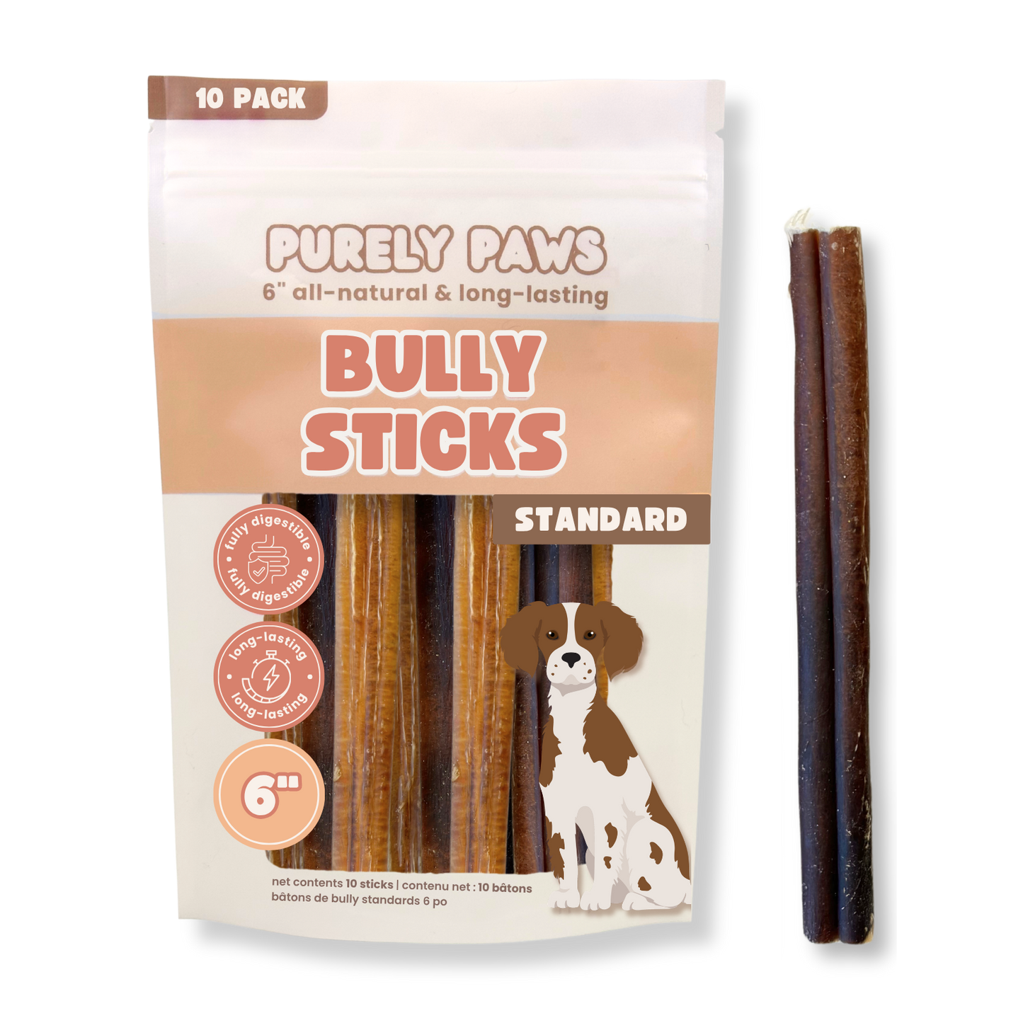 Purely Paws Natural Bully Sticks