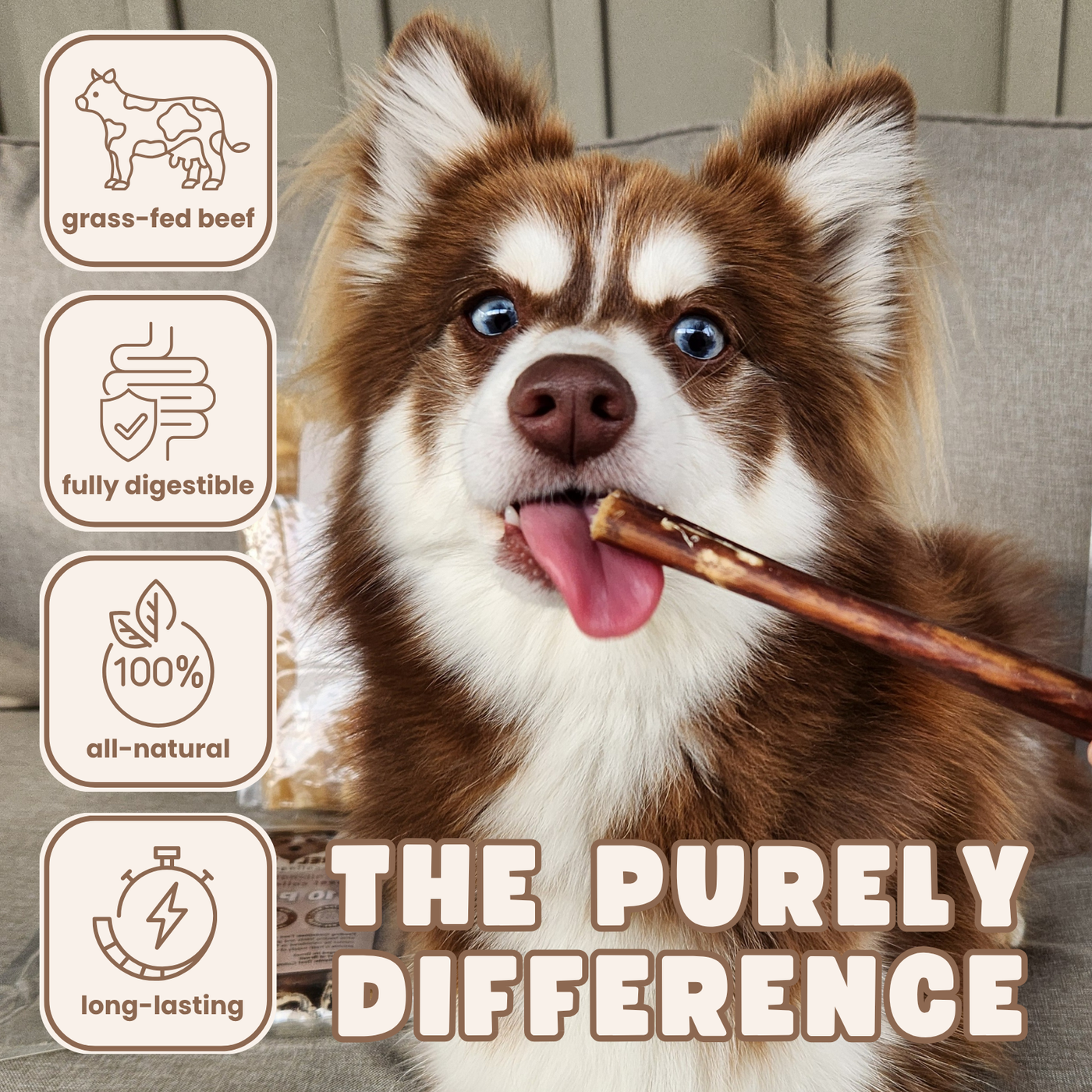 Purely Paws Natural Bully Sticks