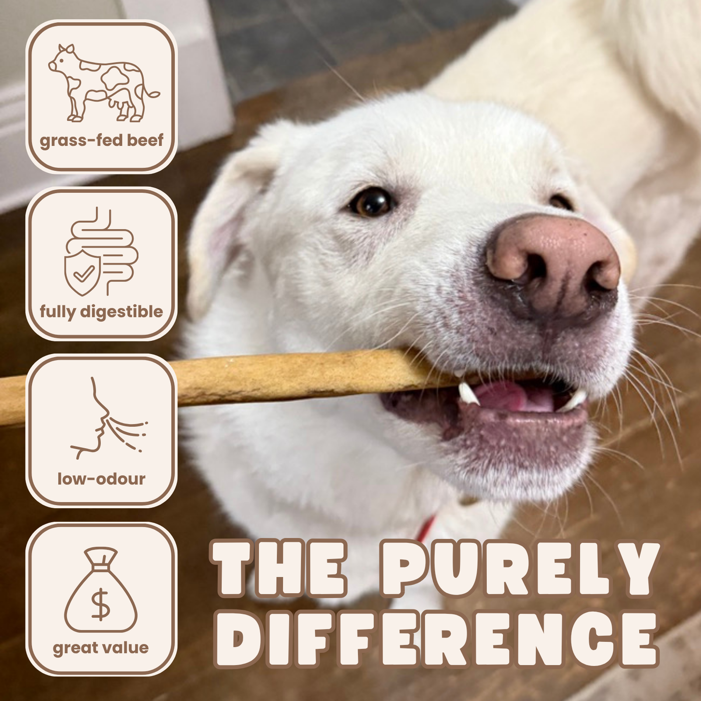 Purely Paws Natural Beef Collagen Sticks