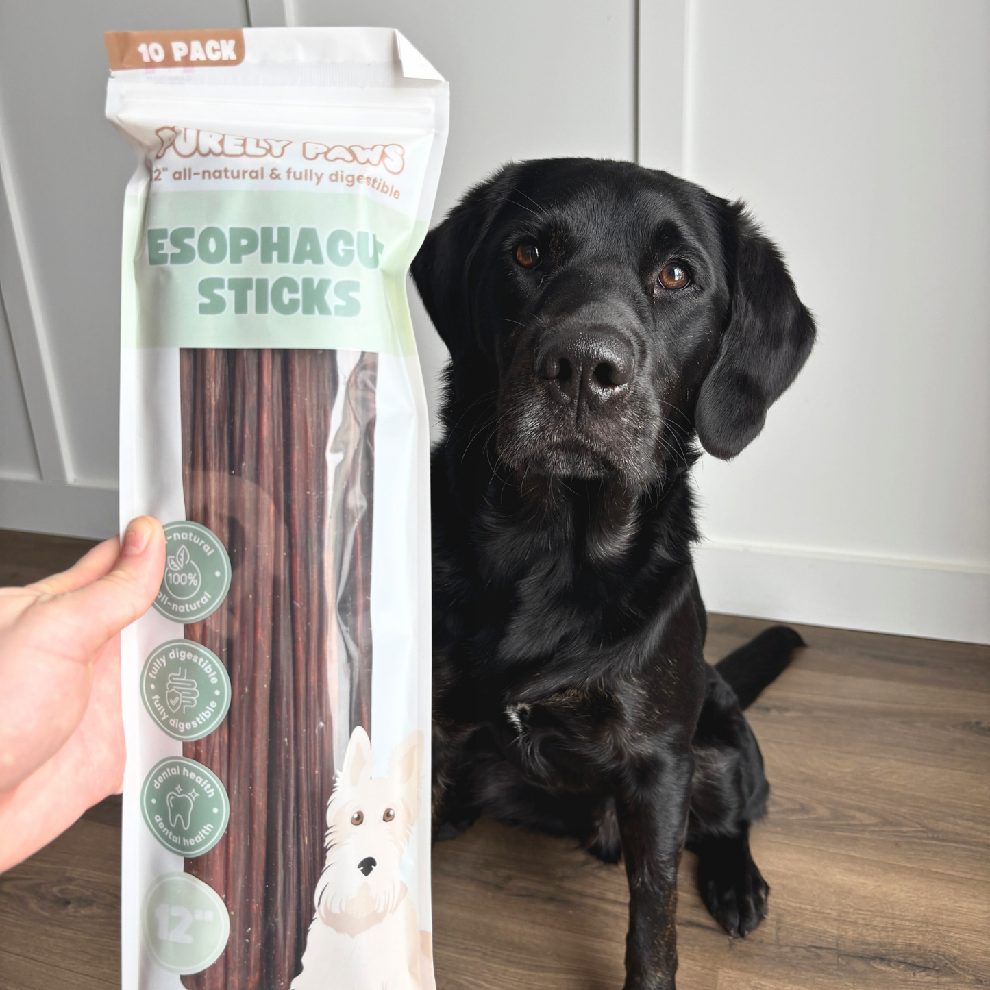 Purely Paws Natural Beef Esophagus Sticks