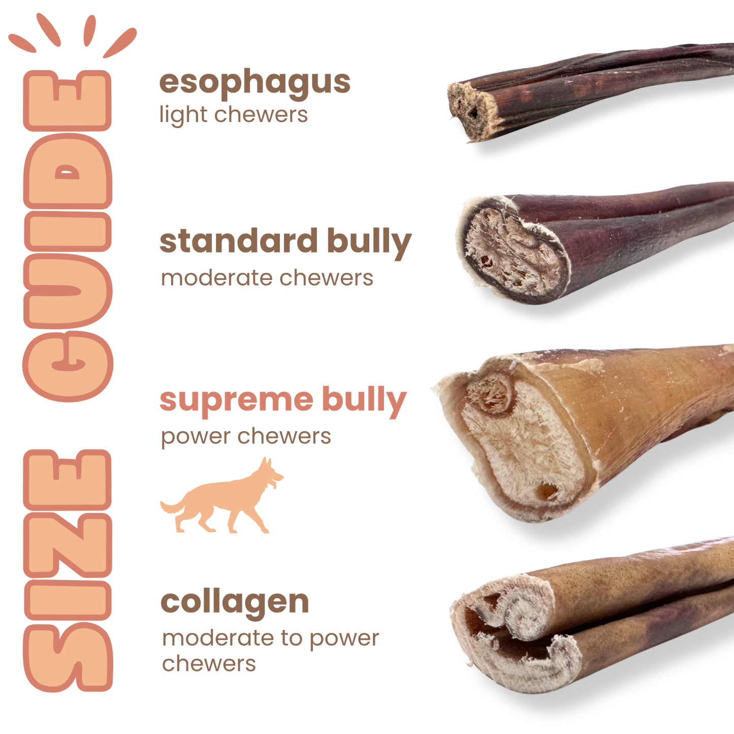 Purely Paws Natural Bully Sticks